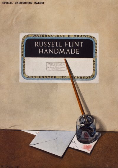 Trompe l?Oeil, 1939 (kağıt üzerinde mürekkep ve wc) by William Inglis